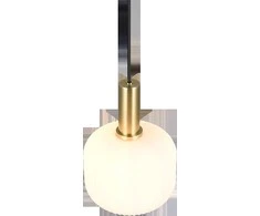Pakabinamas šviestuvas TRIO DIVA ,1xE27 max 1x10W, žalvario/baltos sp Ø20x150cm
