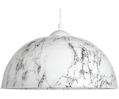 Pakabinamas šviestuvas VENTI, 1 x 60 W max, E27, balto marmuro sp., ø44 cm