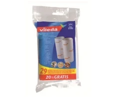Pakaitiniai pūkų rinkiklio ritinėliai VILEDA, 29 lapeliai x 2 vnt.