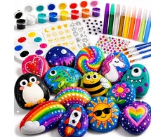 Pakko „Glow in the Dark Stone“ tapybos rinkinys „pasidaryk pats“ kūrybinė dovana
