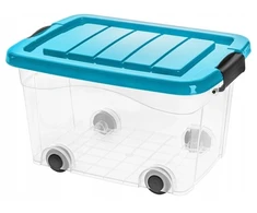 Pako POJEMNIK NA ZABAWKI UBRANIA + KÓŁKA PLASTIKOWY 20L