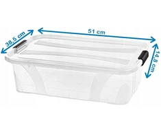 Pako Pojemnik Plastikowy Pudełko Organizer Na Žaislai I Drobiazgi Pokrywa 21L