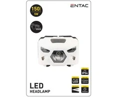 Pakraunamas žibintas ant galvos Entac 5W XPE+Raudonas USB Sensor