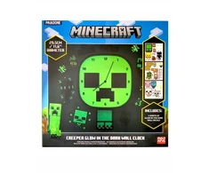 Out of the blue Paladone MINECRAFT Sieninis laikrodis ŚWIECĄCY CREEPER DLA DZIECI / PREZENT / ORYGINALNY