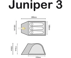 Palapinė Highlander Juniper 3