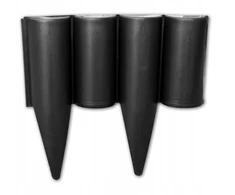 Palisadinis apvadas 2,5 m juodas BRADAS OBP1202-002BK