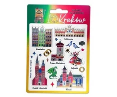 Pan Dragon I Love Poland Kraków magnetai ILP-MAG-MULTI-KRA-01