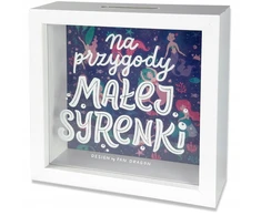 Pan Dragon Skarbonka dla dziecka skarbonki prezent na przygody małej syrenki