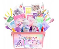 Pan i Pani Gadżet DIDELIS UNICORN GALAXY GALAXY SLIME GAMYBOS RINKINYS VAIKAMS BLIGAUS DOVANA