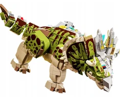 Pan i Pani Gadżet KONSTRUKCINIŲ BLOKŲ RINKINYS DINOZAURO TRICERATOPS | DĖL STATYBOS