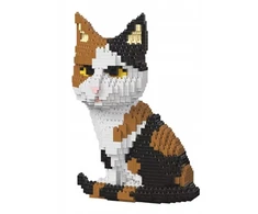 Pan i Pani Gadżet KŪRYBINIAI KALUKLIAI KATINĖS KITTEN „Pasidaryk pats“ 3D MODELIS KONSTRUKCINIŲ KALULŲ DOVANŲ RINKINYS
