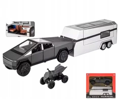 Pan i Pani Gadżet Model Tesla Cybertruck 1:32 su Quad, Led ir garsu