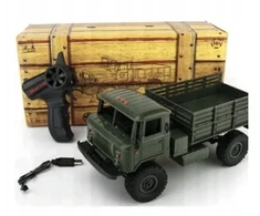 Pan i Pani Gadżet WPL RUSKA GAZ66 RC KARINIS Sunkvežimio nuotolinio valdymo TRANSPORTO PRIEMONĖS