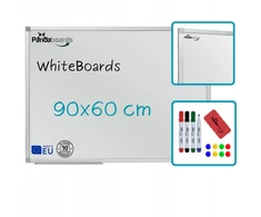Pandaboards Balta Dry-Erase magnetinė lenta 90x60 cm aliuminio rėme WA1