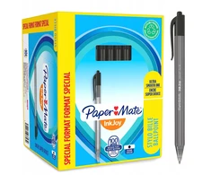 Papermate Rašiklis Paper Mate Juodas, 100 vnt