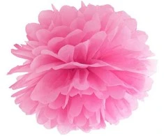 Party Deco Pomponas rausvas 35 cm
