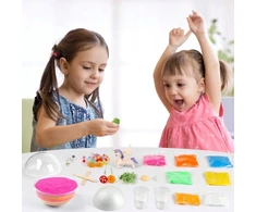 Para Toys KŪRYBINIS VIENRAGIS RINKINYS, SKIRTAS „pasidaryk pats“ CRYSTAL TERARIUM VAIKAMS KURTI