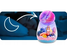 Para Toys MERMAID TERRARIUM CRAFT RINKINYS VAIKAMS LED RGB FIRMĖS PARA ŽAISLAI