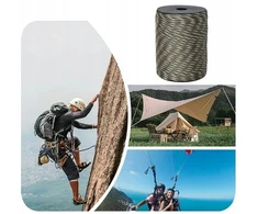 „Paracord“ tvirta nailoninė išgyvenimo virvė 50 m 4 mm