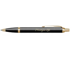 Parker Im Gt paauksuotas tušinukas su graviruota Premium dėžute su Parker užrašų knygele