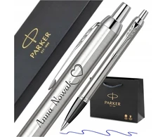 Parker IM plieno CT tušinukas su graviravimu – Parker Box komplektas su maišeliu
