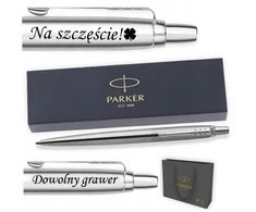 Parker Jotter Ct graviruotas sidabrinis rašiklis - elegantiška dovana