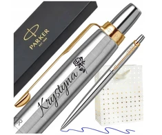 PARKER JOTTER GT AUKSU DEKTAS PLIENINIS TAŠKAS SU JŪSŲ GRAVIŽIU GYNYBUI