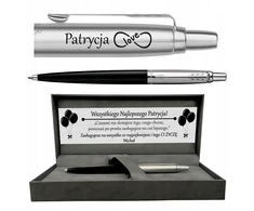Parker Jotter Juodas Rašiklis su Graviravimu - Dovana Mokytojui