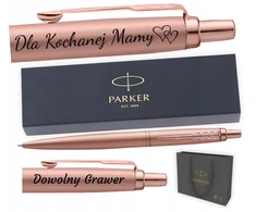 Parker Jotter Xl Chrome Rožinė rašiklis su graviravimu – puiki dovana