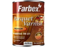 Lakas parketui FARBEX PF-231, blizgus, 0.75 l