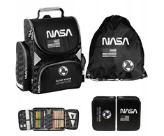 PASO NASA MOKYKLINIS RINKINYS, MOKYKLINĖ MAKŠINĖ, Penalas, 1 2 3 KLASĖ, Juodas