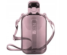 Paso Rožinis gertuvės butelis 750ml su dirželiu, be Bpa