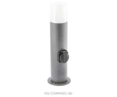 CORTA-P 40 sodo lempa,E27, MAX.25W, IP44, AC220-240V, 50-60Hz, lizdas maks. 3000 W, stulpa