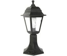 Spector Light Lauko šviestuvas PP 60W E27 15x44cm juodas