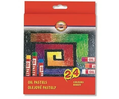 Pastelė aliejinė Koh-I-Noor 8314 Ø9 mm 24 spalvų