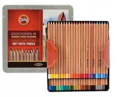 Pastelinių pieštukų rinkinys Koh-I-Noor Gioconda 8829 Soft 48 spalvų