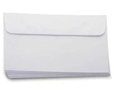 Bikuvalt Pašto vokai C6 114x162mm, baltos spalvos 10vnt