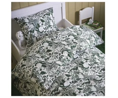 Patalynės komplektas Patalynė 150x200cm vaikams balta žalia wzór las IKEA SKOGSDUVA