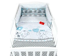 Patalynė DO ŁÓŻECZKA BAWEŁNA 120x60 DZIECIĘCA NIEMOWLĘCA 120X90 3EL BabyLux