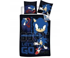Patalynė niemowlęca bawełniana JEŻ SONIC 100x135 Sonic the Hedgehog