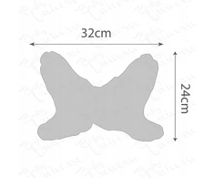 PATOGI KELIONIŲ PAGALVĖ BUTTERFLY ANTISKURKĖ BabyUniverse 32x24cm