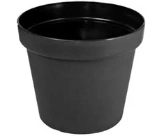 Patrol Dekoratyvinis gėlių vazonas Patio Elite 15cm antracito spalvos