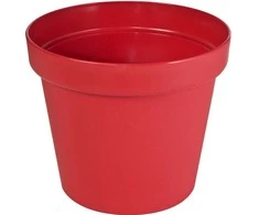 Patrol Dekoratyvinis gėlių vazonas Patio D26cm/H22cm raudonas
