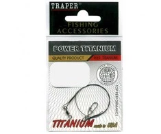 Pavadėlis Power Titanium Traper 40cm/20kg