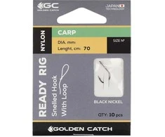 Pavadėlis su kabliukais Ready Rig Carp Golden Catch 10vnt./Nr.6