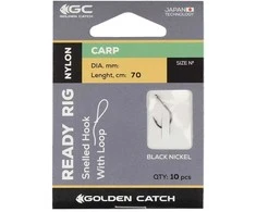 Pavadėlis su kabliukais Ready Rig Carp Golden Catch 10vnt./Nr.12