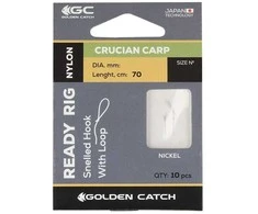 Pavadėlis su kabliukais Ready Rig Crucian Carp Golden Catch 10vnt./Nr.10