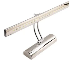 4W LED sieninis šviestuvas HOROZ, (LED SMD), chromas, (4200K) natūraliai balta