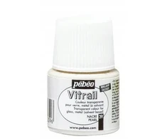 Paveikslų vitražas - Pébéo - Perlų - 45ml - Skaidrus - Blizgus