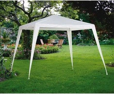 Pavėsinė 3x3/2.4x2.4m balta